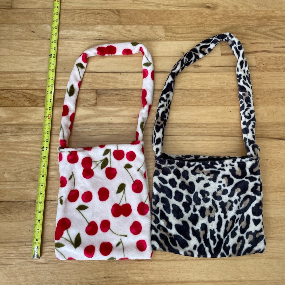 Fuzzy Y2K Bags